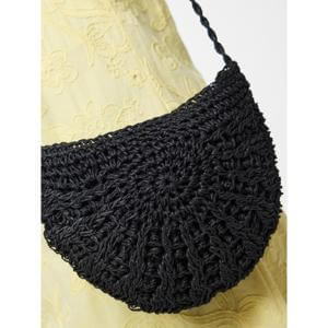Pieces Lona Half Moon Crossbody Bag